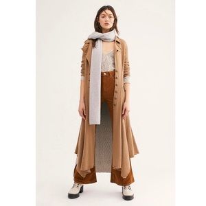 Free People Long Flared Jacket